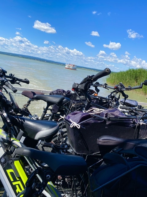 Bike ferry to Illmitz