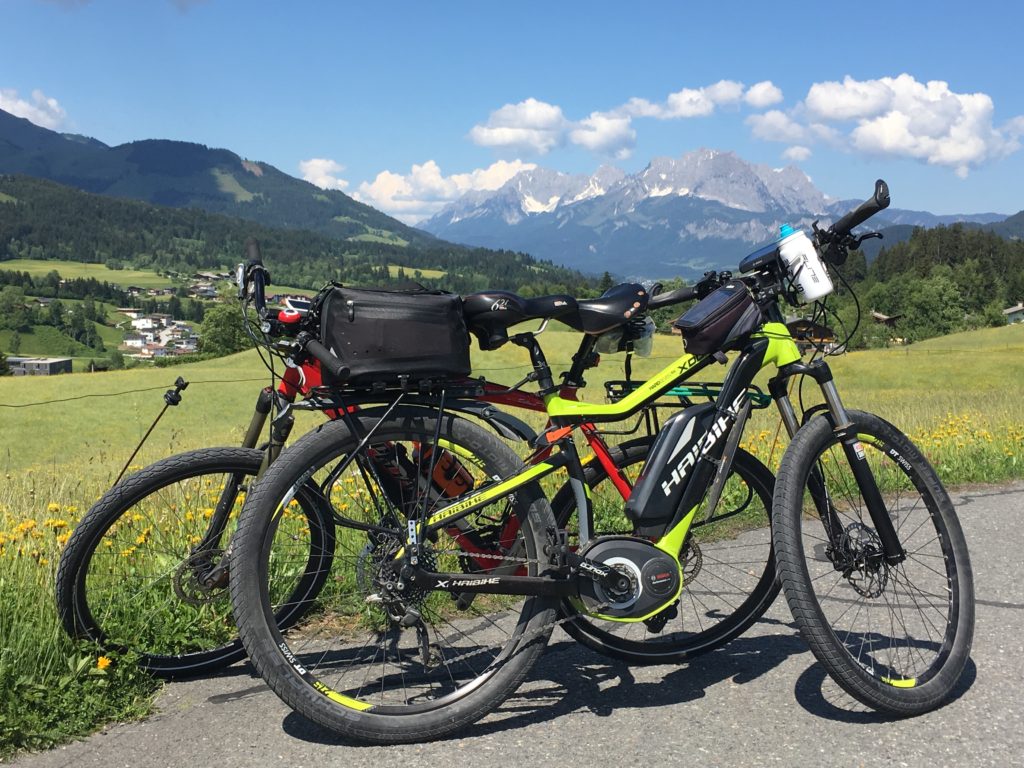 Ebike Haibike standing