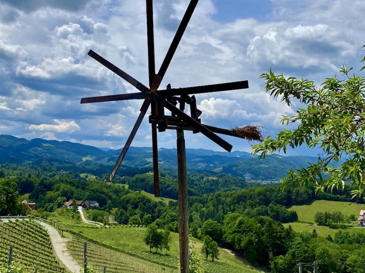 Windmill, Steiermark, vineyard,