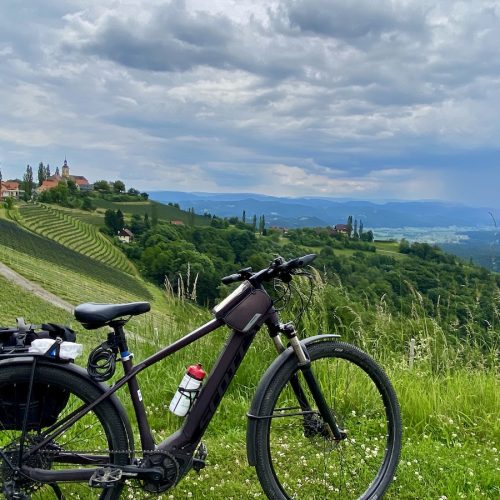 LS, Kitzeck view, Steiermark, bike